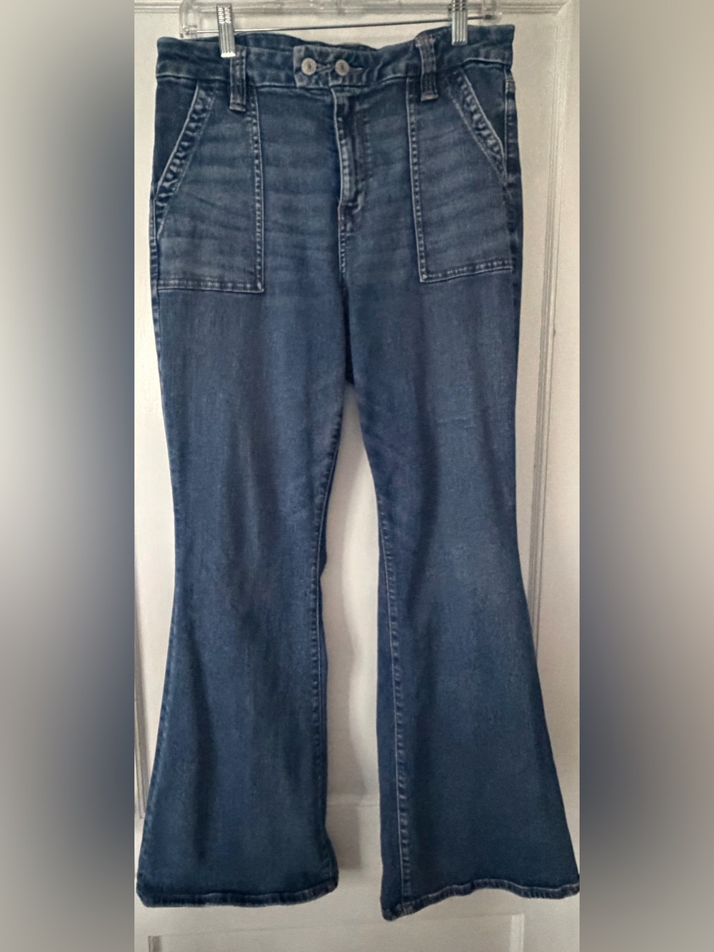 American Eagle Outfitters Dark Blue Flare Jeans